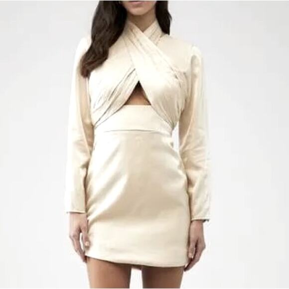 NWT $290 KEEPSAKE the label AUSTRALIA EMILIO dress oyster 2 - Picture 11 of 11